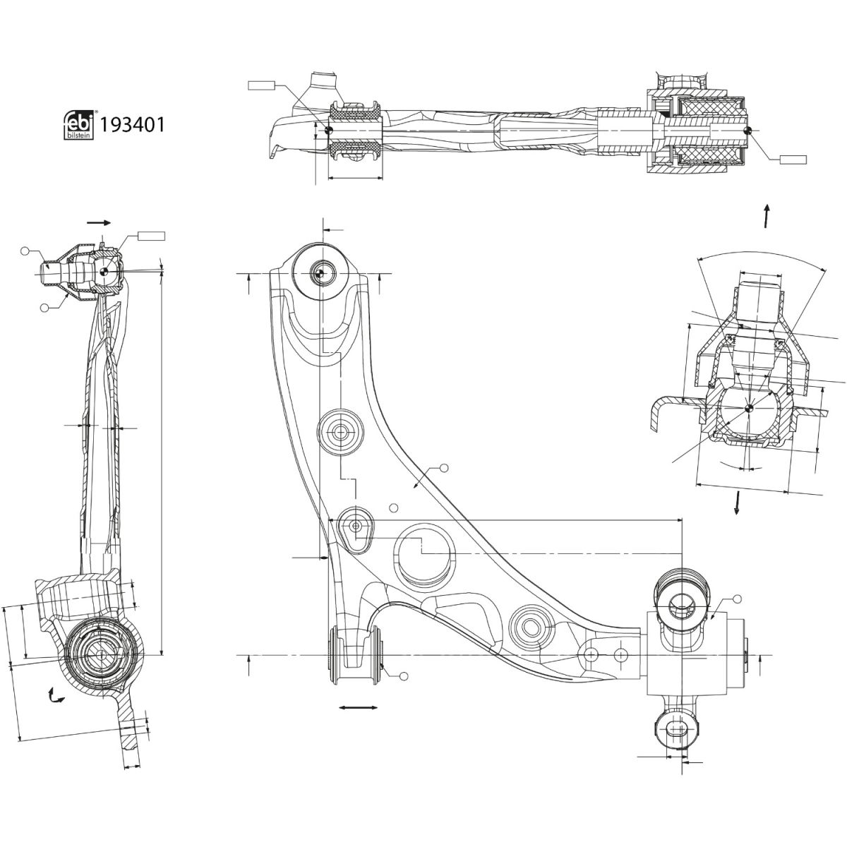 Tukivarsi FEBI BILSTEIN 193401