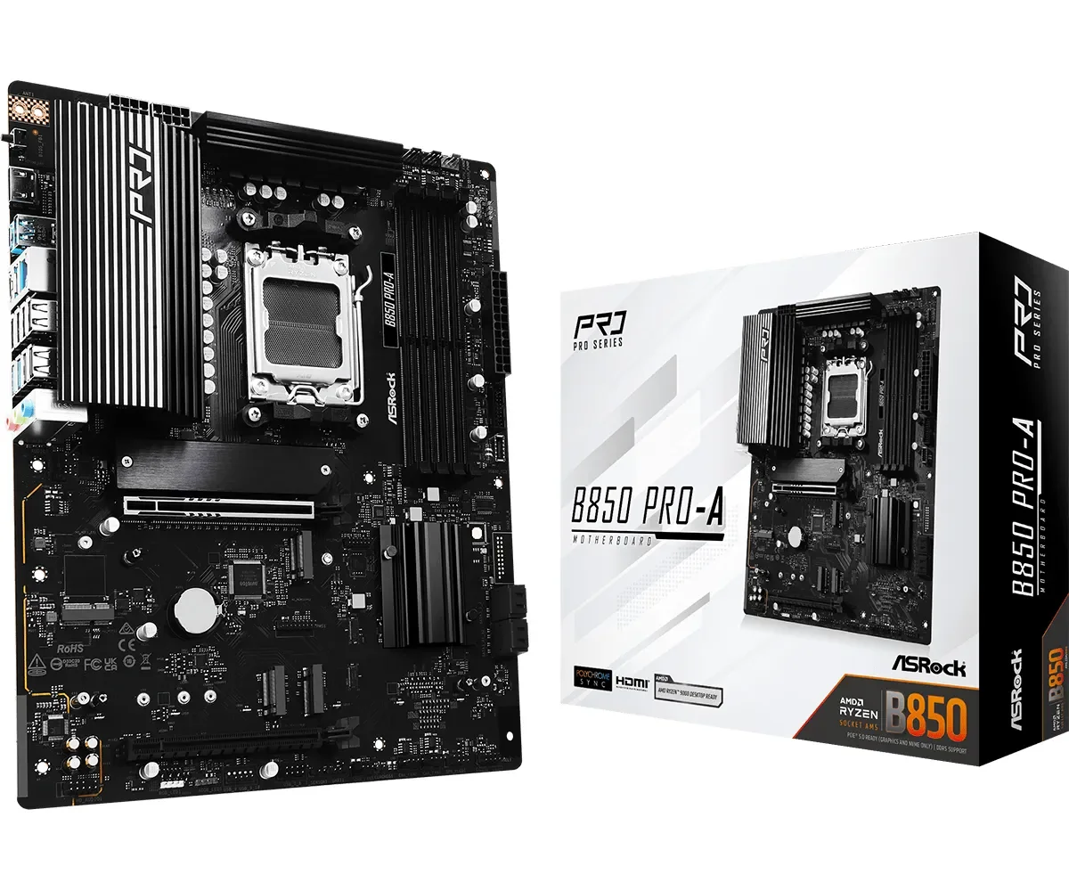 ASRock B850 Pro-A DDR5 AM5 ATX -emolevy