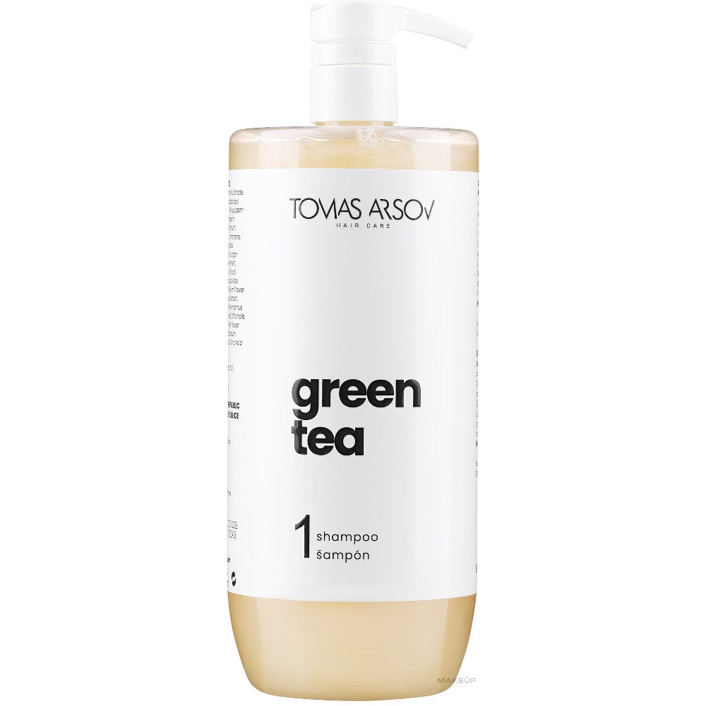 Tomas Arsov Green Tea Kosteuttava shampoo vihreällä teellä 1000 ml