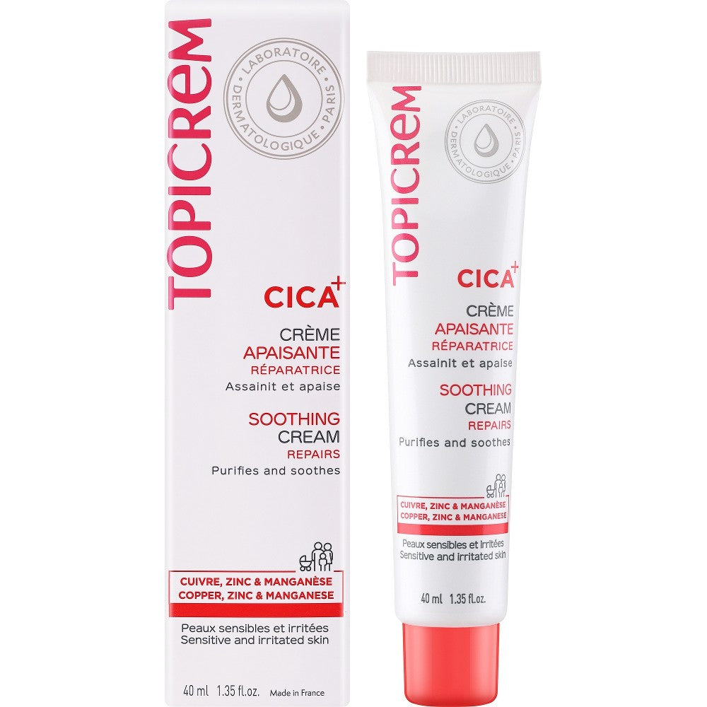 Topicrem Cica+ Rauhoittava korjaava voide ärtyneelle iholle 40ml