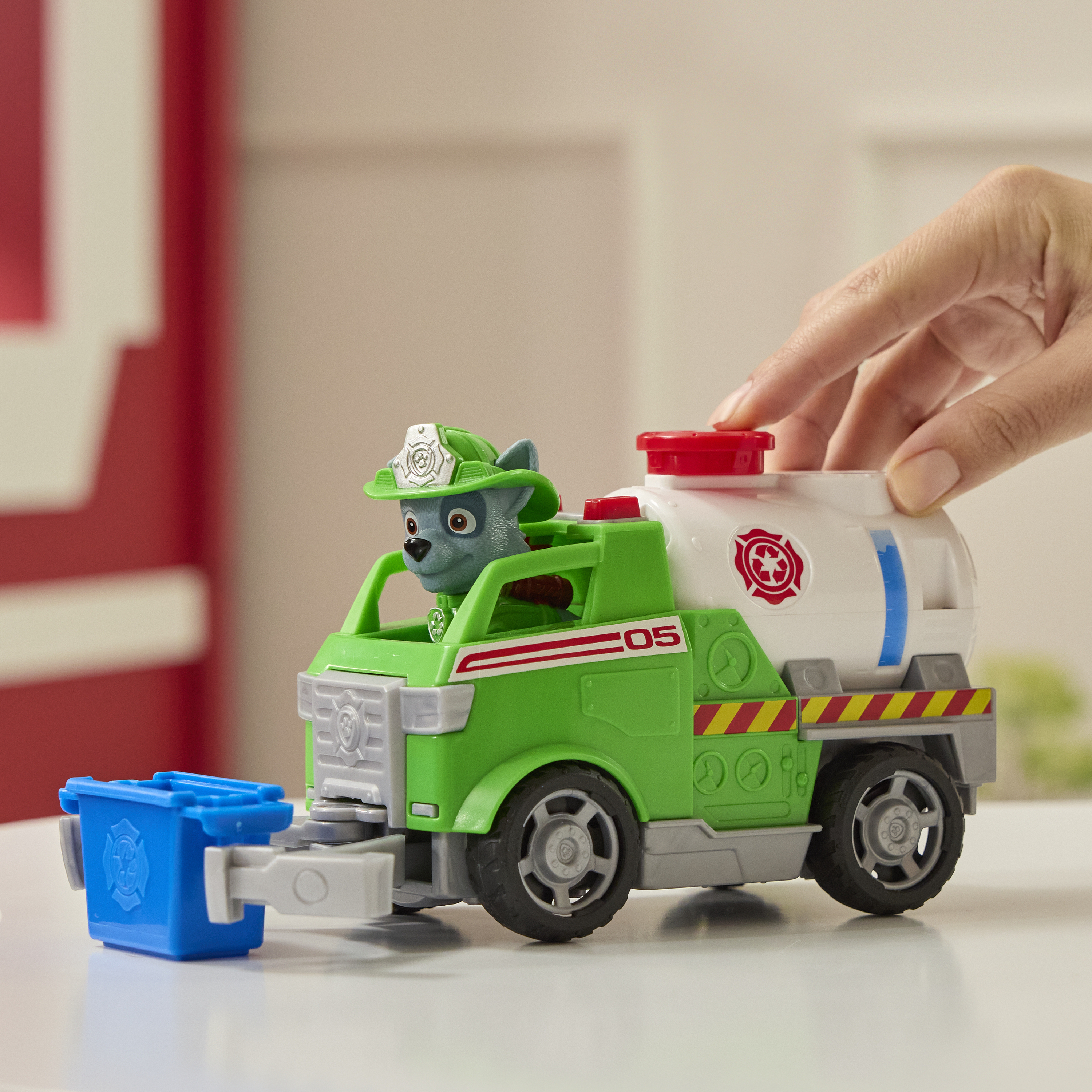 PAW Patrol PAW VHC Fire Rsc Lrg Vhc Rocky GML, Rekka, 3 vuosi/vuosia, Muovi, Monivärinen