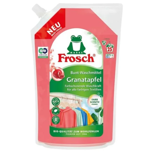 Frosch Granaattiomena Nestemäinen Pyykinpesuaine – 1500 ml