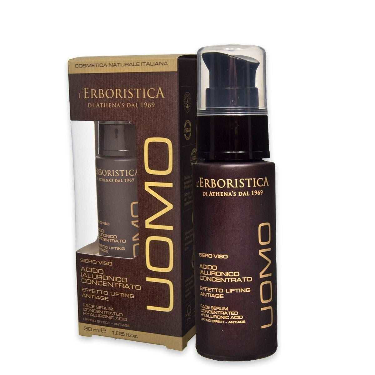 L'Erboristica Miehen Kasvoseerumi Hyaluronihappo 30 ml