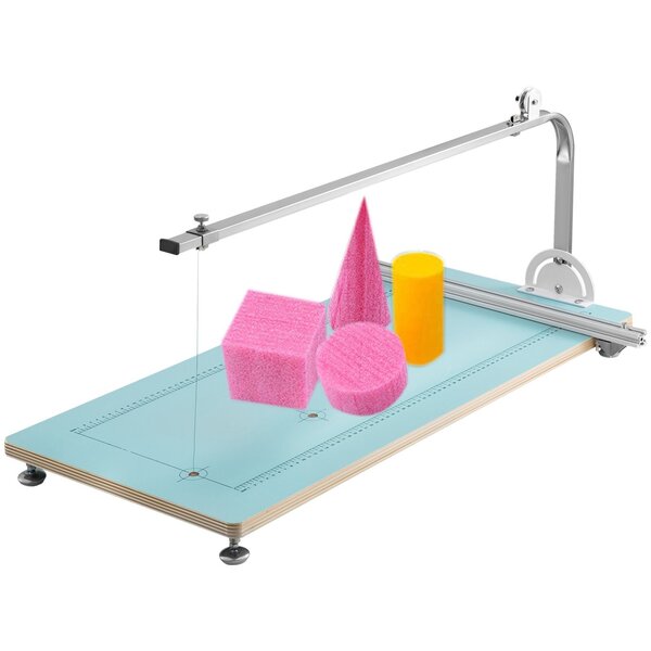 VEVOR Foam Cutting Machine Hot Wire Foam Cutter Scaled Workbench Styrofoam Cutter Adjustable Angle for Foam Sponge KT Board Foam Carving Modeling...