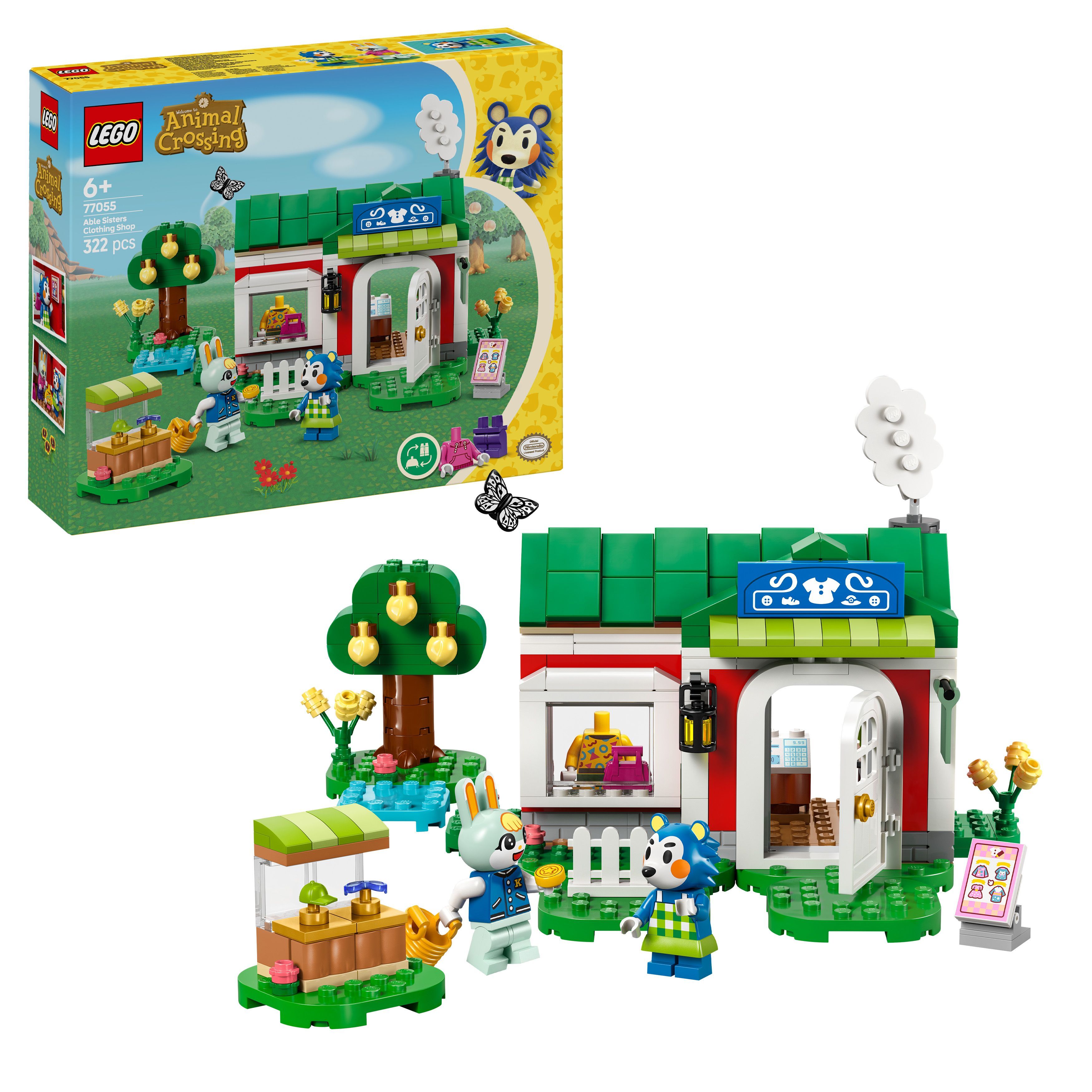LEGO Animal Crossing 77055 Vaatekauppa Able Sisters