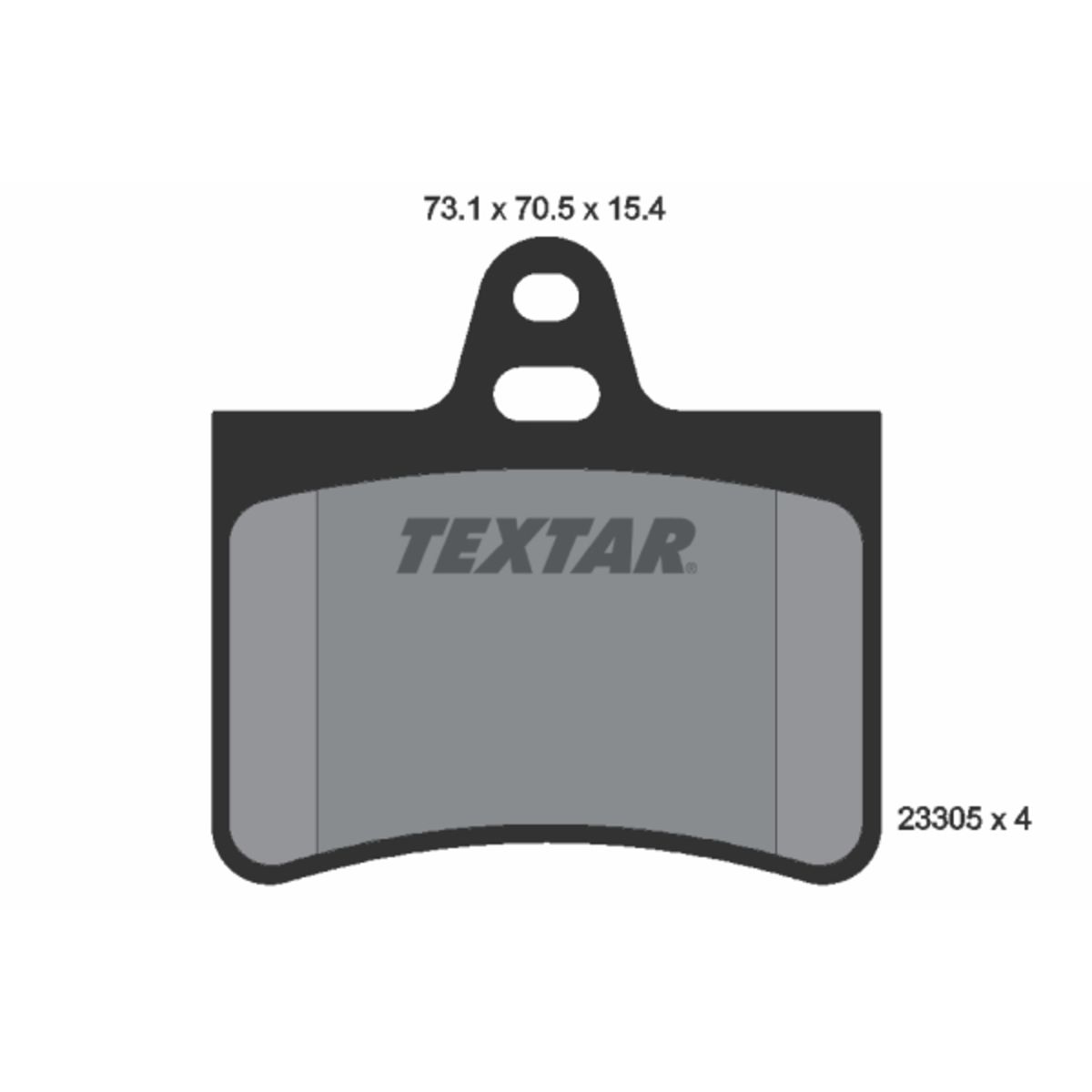 Jarrupalat, levyjarru TEXTAR 2330501
