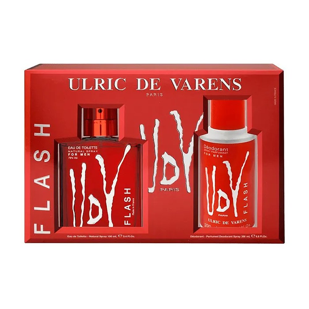 Ulric De Varens Flash Eau De Toilette Spray 100 ml, 2 kpl