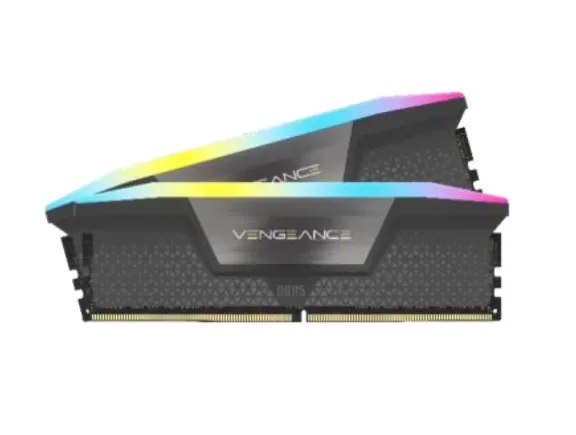 Corsair VENGEANCE RGB 64 Gt (2 x 32 Gt) DDR5 6000 MHz, CL40 -muisti, harmaa (EXPO)