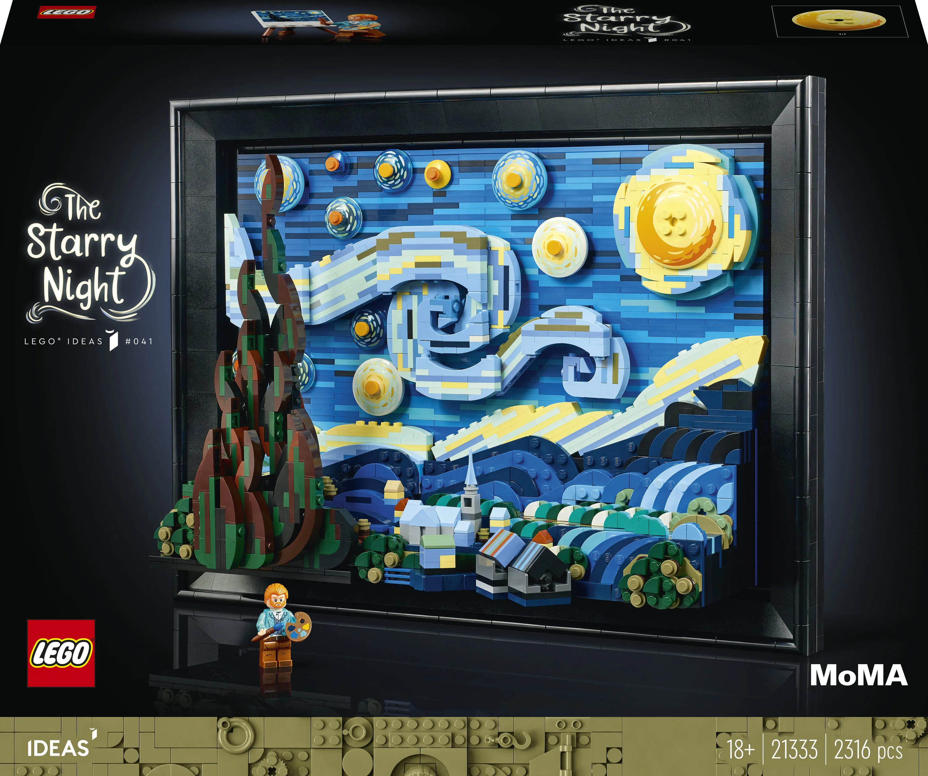 LEGO Ideas 21333 - Vincent van Gogh – Tähtikirkas yö