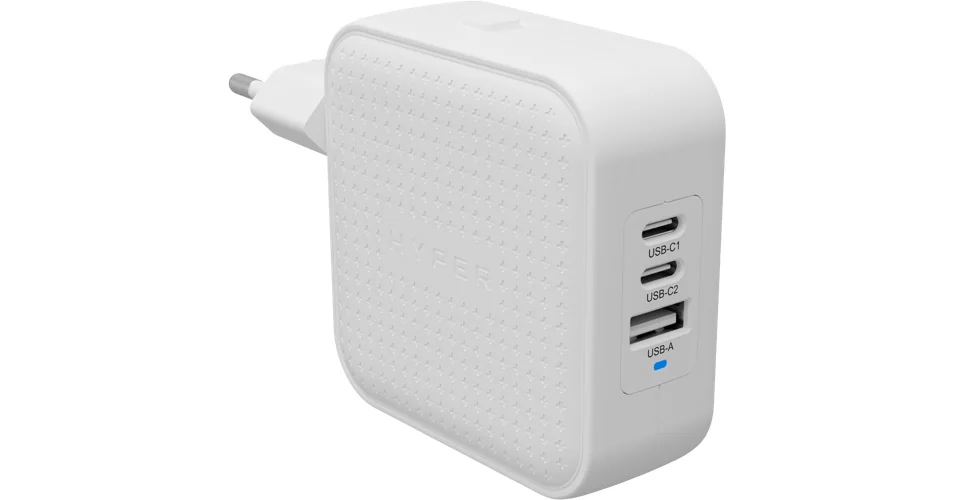 Hyper Juice power adapter - GaN - USB 2 x USB-C - 70 Watt
