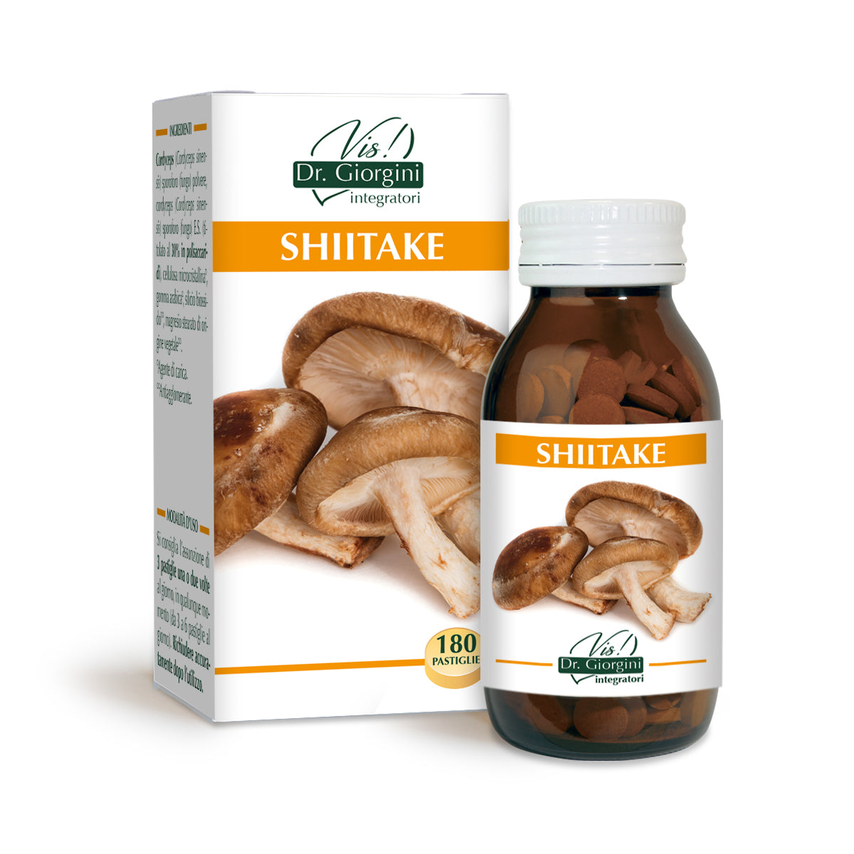 Dr Giorgini shiitake 90 g - 180 tablettia à 500 mg