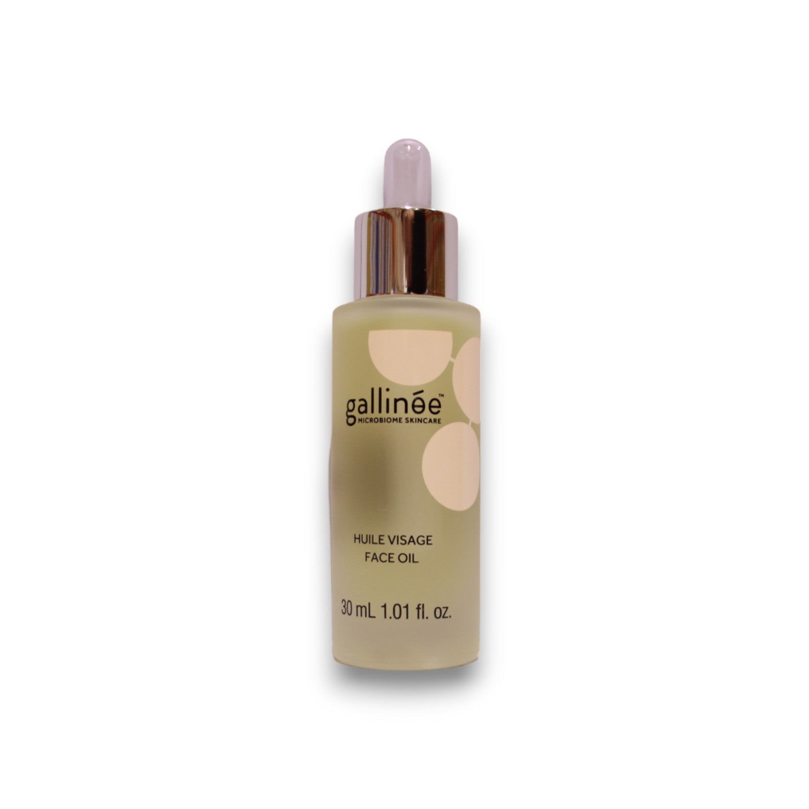 Gallinee, Microbiome Skincare, prebiootteja ja postbiootteja, ravitseva öljy, kasvoille, 30 ml