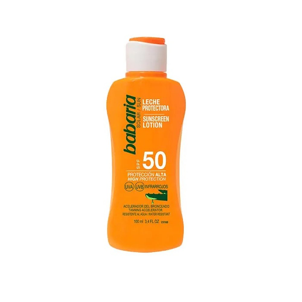 Babaria Sun Cream Lotion Aloe Vera Spf50:llä 100 ml