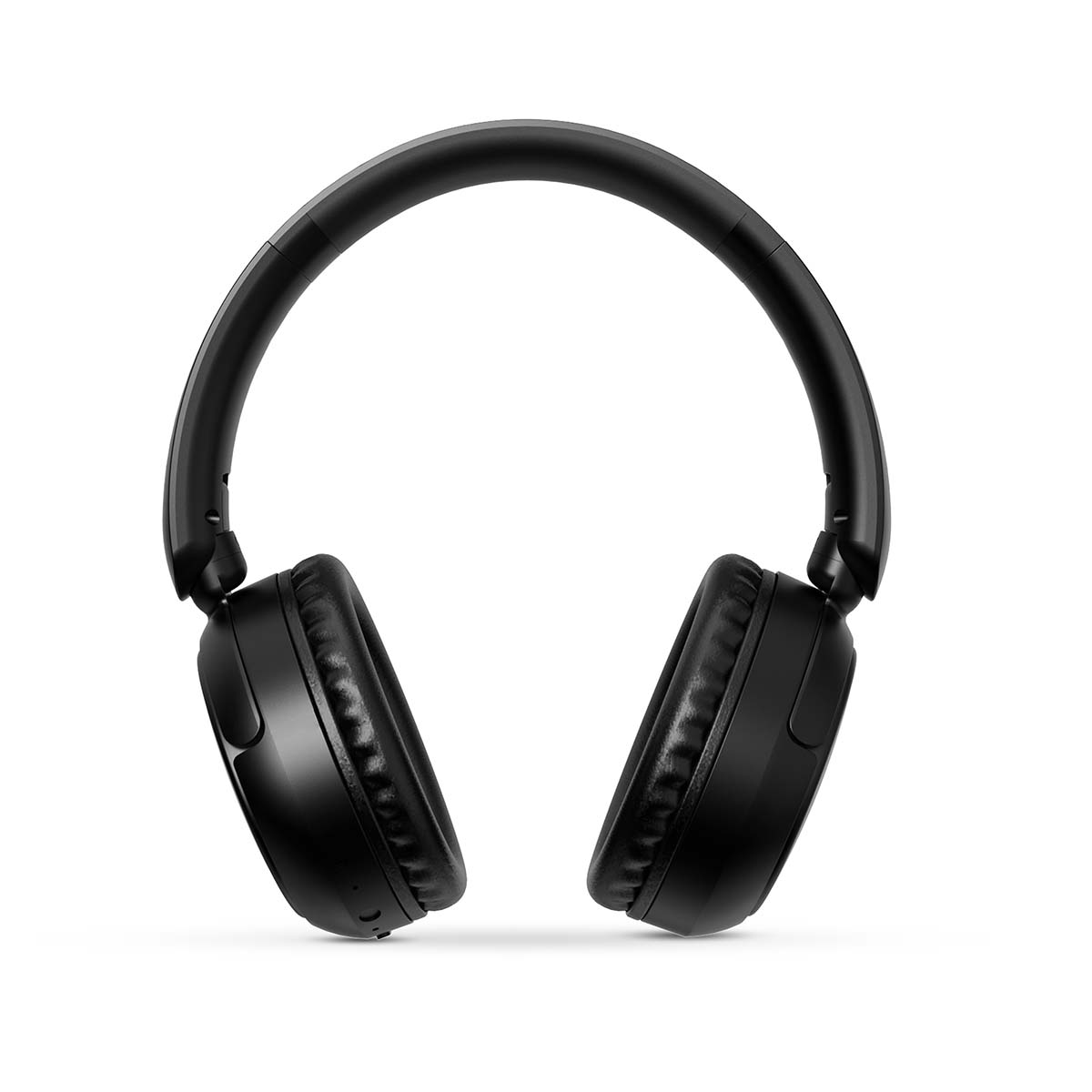 Nedis Langattomat Over-Ear kuulokkeet | Akun 1 käyttöaika vakiokäyttö: 720 min | Sisäänrakennettu mikrofoni | Paino-ohjaus | Tuki ääniohjaukselle | Äänenvoimakkuuden Säätö | Musta