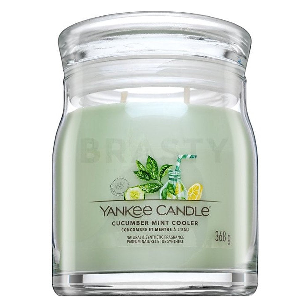Yankee kynttilän kynttilä Signature Cucumber Mint Cooler (Cucumber Mint Lemonade) - 368,0 g