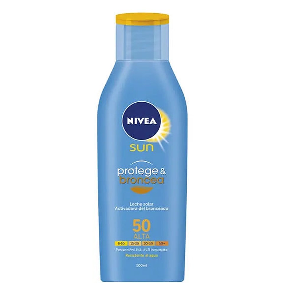 Nivea Sun Protect and Bronze Tan Aktivoiva aurinkovoide Spf50 200ml