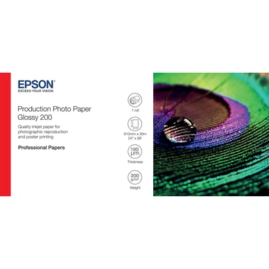 Epson Epson 24" Production Photo Paper Glossy 200g 30m C13S450371 Vastaa: N/A