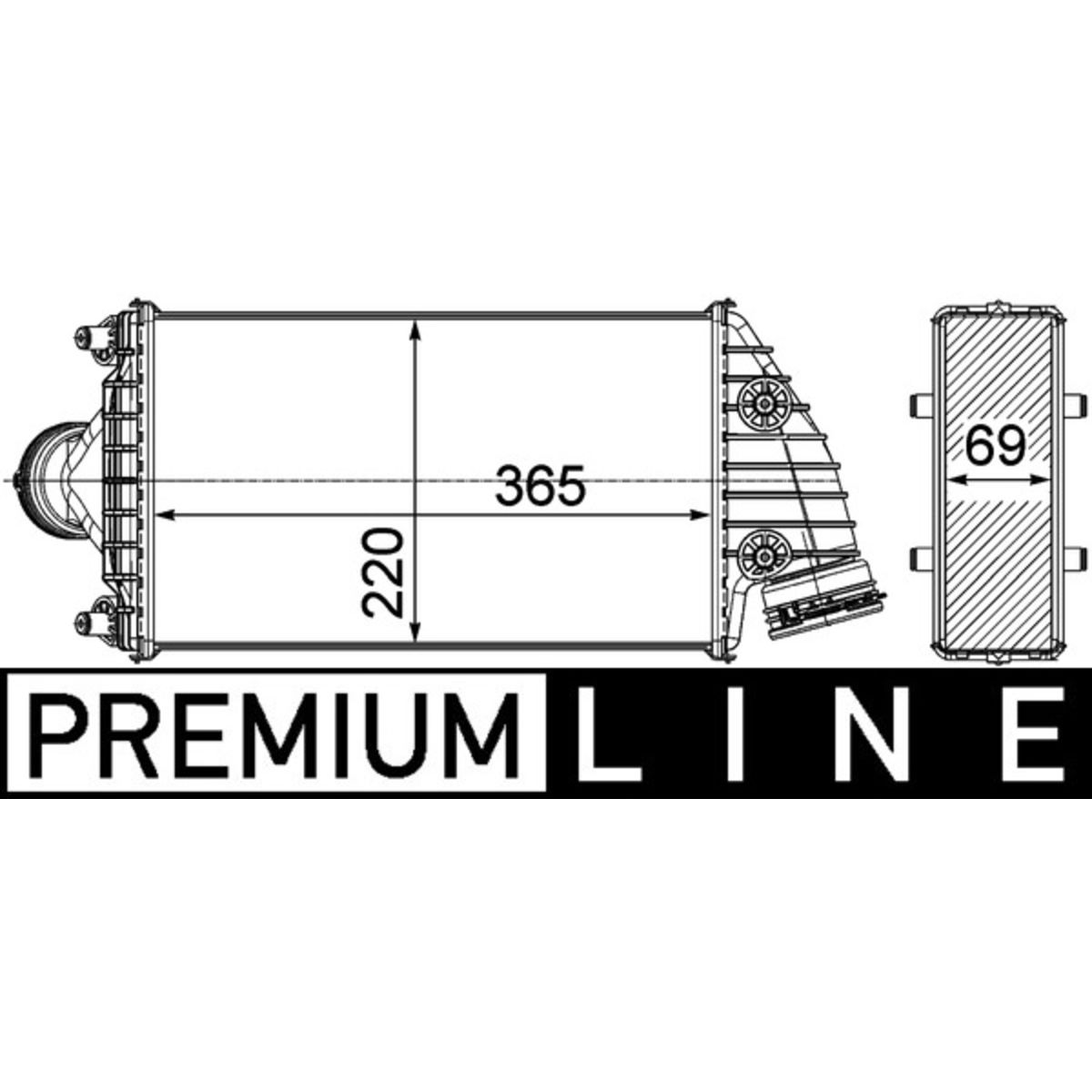 Välijäähdytin MAHLE CI 379 000P