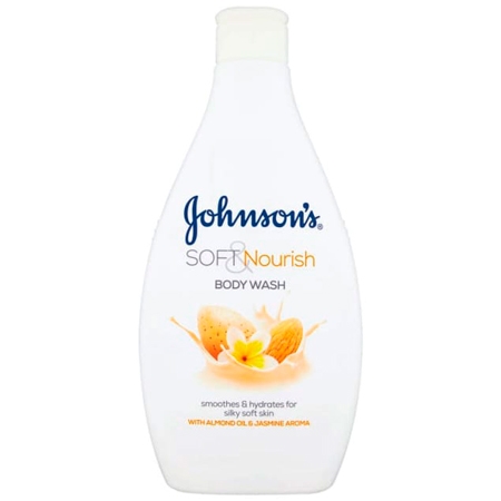 Johnson's Soft & Nourish Almond & Jasmine vartalopesu - 400ML