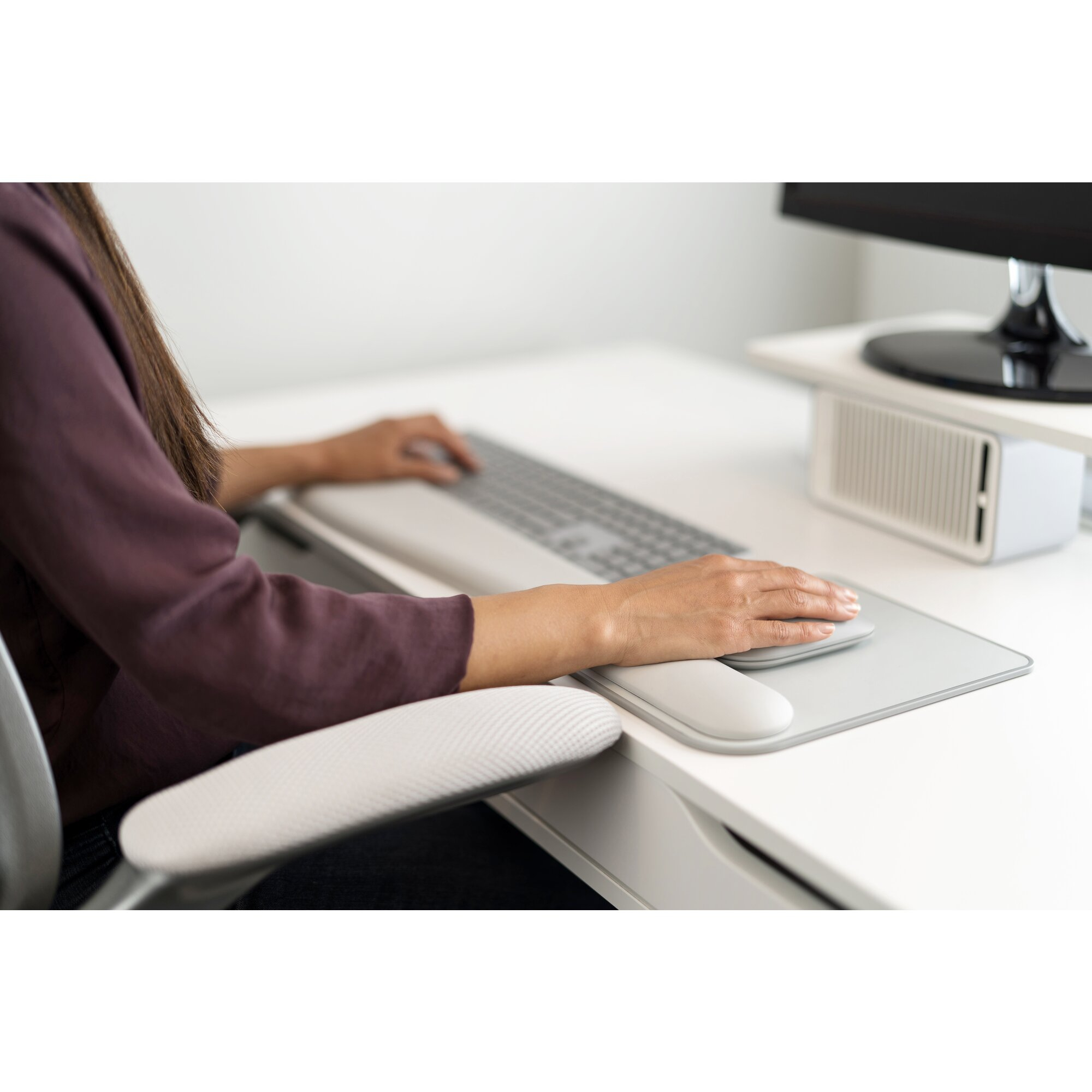 Kensington ErgoSoft -hiirimatto rannetuella - Harmaa Harmaa