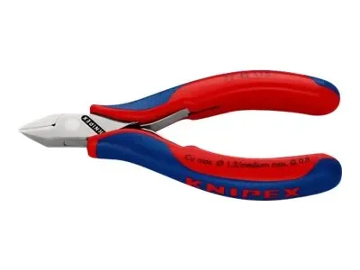 Knipex 77 42 115, Sivuleikkurit, Terästä, Muovi, Sininen, Punainen, 115 mm, 80 g