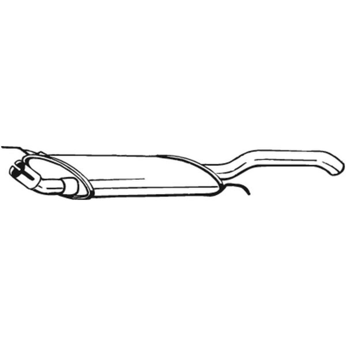 Takaäänenvaimentaja BOSAL 233-761