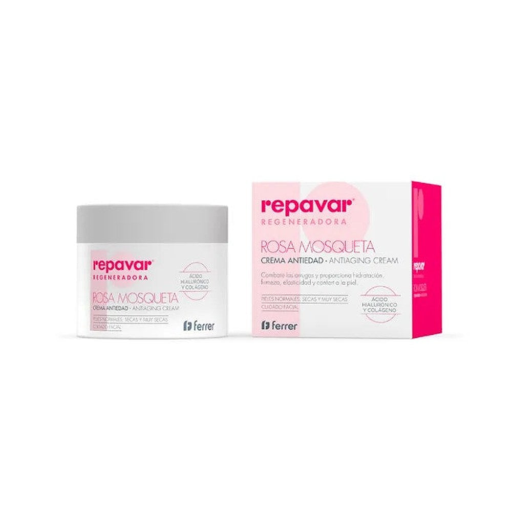 Repavar Elvyttävä kasvovoide Ruusunmarjaöljy 50 ml