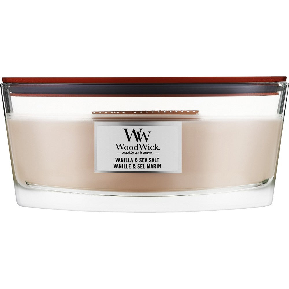Woodwick merisuolan ja vaniljan tuoksukynttilä 453 g