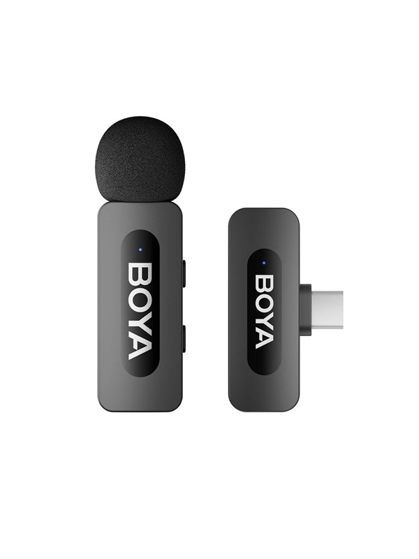 BOYA BY-V10 (V2.0), Paikoilleen napsautettava mikrofoni, 20 - 16000 Hz, 80 dB, Langaton, USB, 100 m
