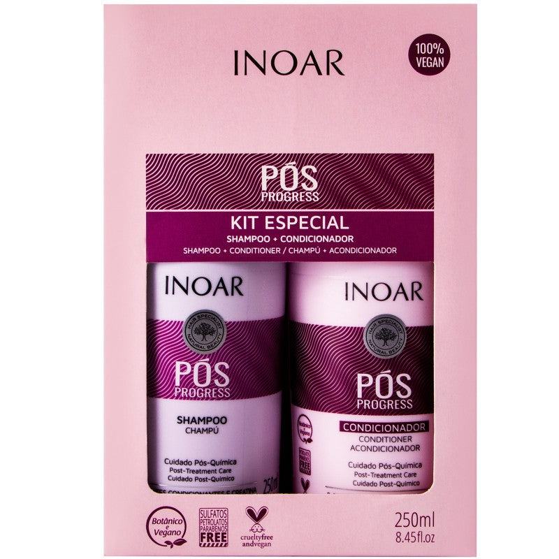 Inoar Pos Progress Duo Pack 2x250 ml — Trattamento capelli