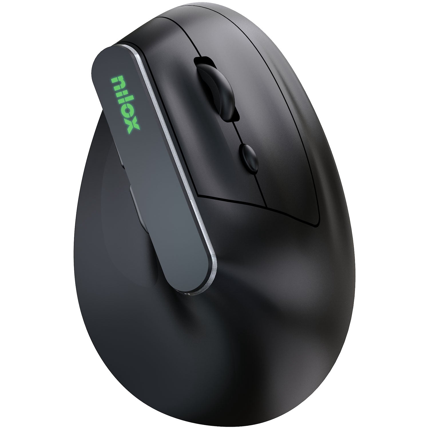 Nilox Trådlös ergonomisk mus Vertikal  1600 DPI Bluetooth + Trådlös