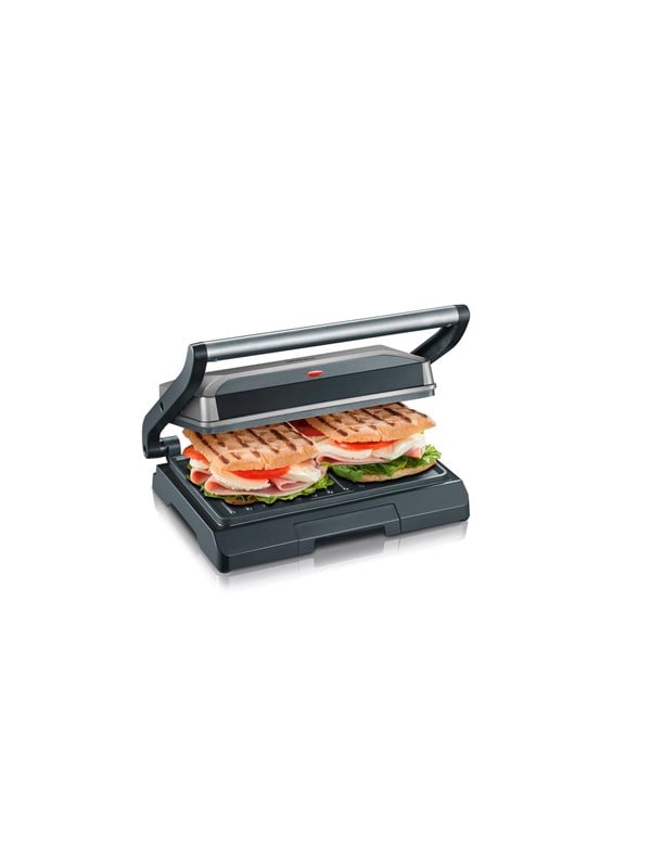 Kompakti Multi-Grill, tarttumattomat levyt, 800 W, 23x14,5 cm