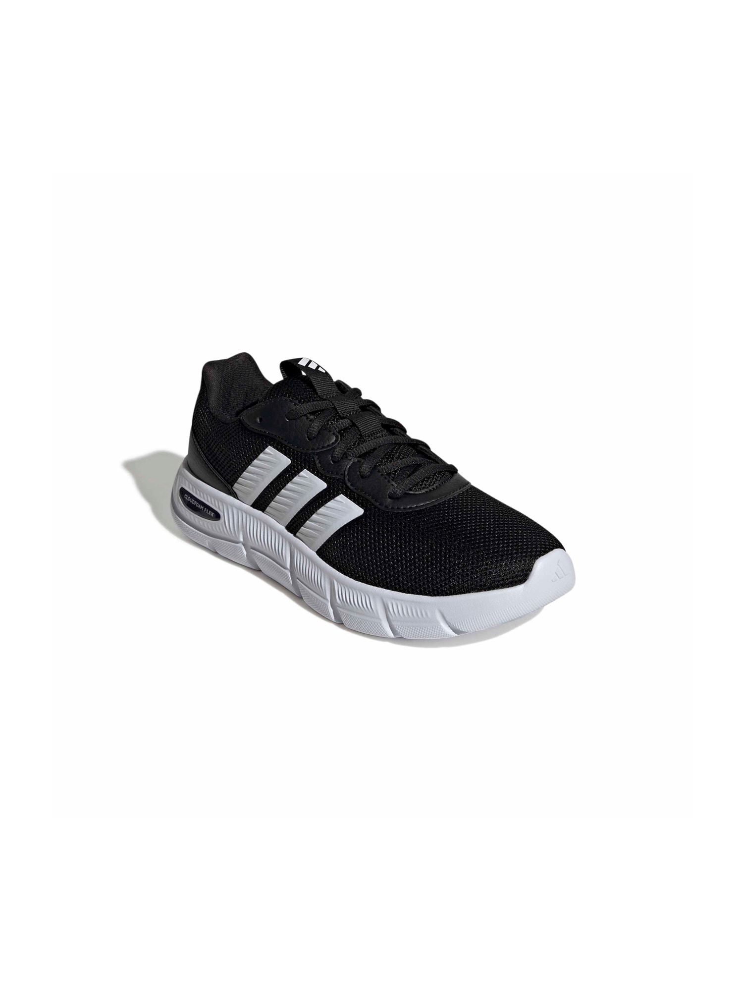 ADIDAS SPORTSWEAR Matalavartiset tennarit 'CLOUDFOAM FLEX' musta / valkoinen