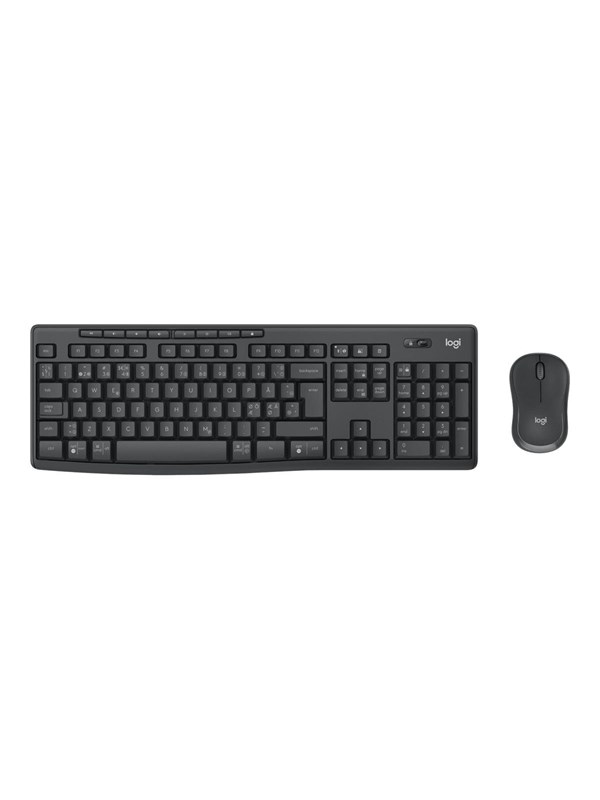 Logitech MK370 Combo for Business - Näppäimistö ja Hiirisetti - Pohjoismainen - Musta