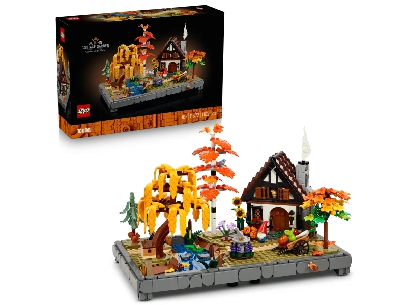 LEGO Icons 11372 Syksyinen mökkipuutarha