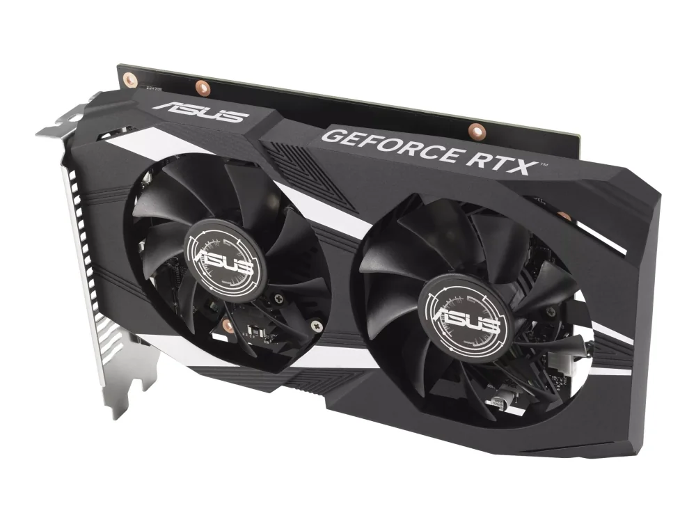 ASUS Dual GeForce RTX 3050 6GB - OC Edition - graafikkortti - GF RTX 3050 - 6 GB GDDR6 - PCIe 4.0 - DVI, HDMI, DisplayPort