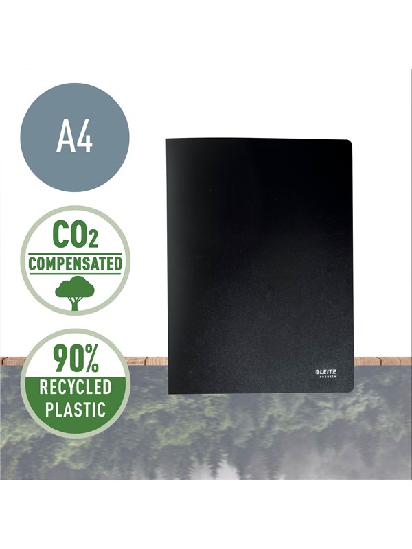 Leitz Recycle kokoojakansio PP 40t musta