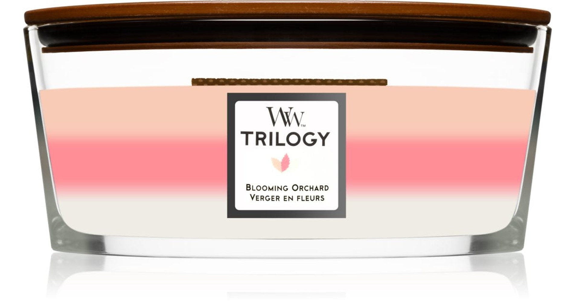 Woodwick Trilogy Blooming Orchard tuoksukynttilä 453,6 g