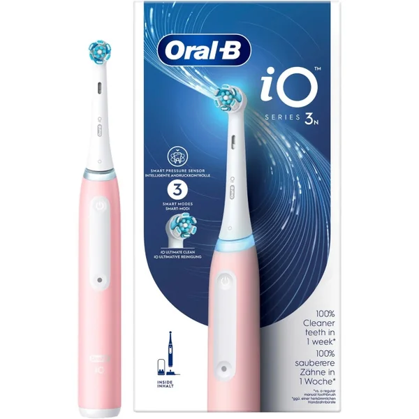 Oral-B iO Series 3 -sähköhammasharja, Blush Pink