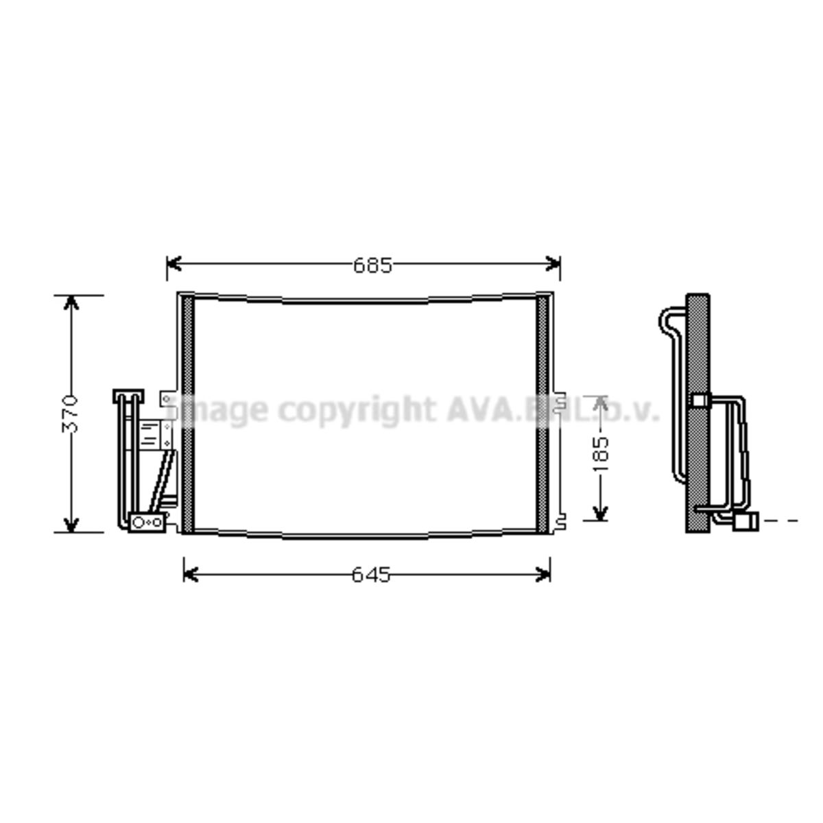 Lauhdutin, ilmastointilaite AVA COOLING SYSTEMS OLA5241