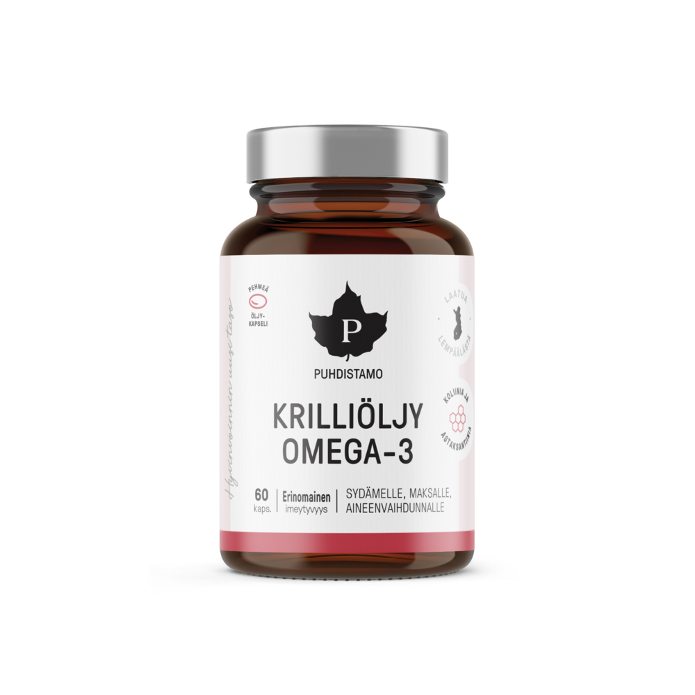 Puhdistamo Krilliöljy Omega-3 60 kap