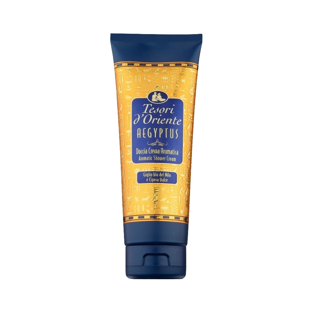 Tesori D'Oriente Aegyptus Aromaattinen Suihkuvoide Niilin Sininen Lilja ja Makea Kypros 250 ml