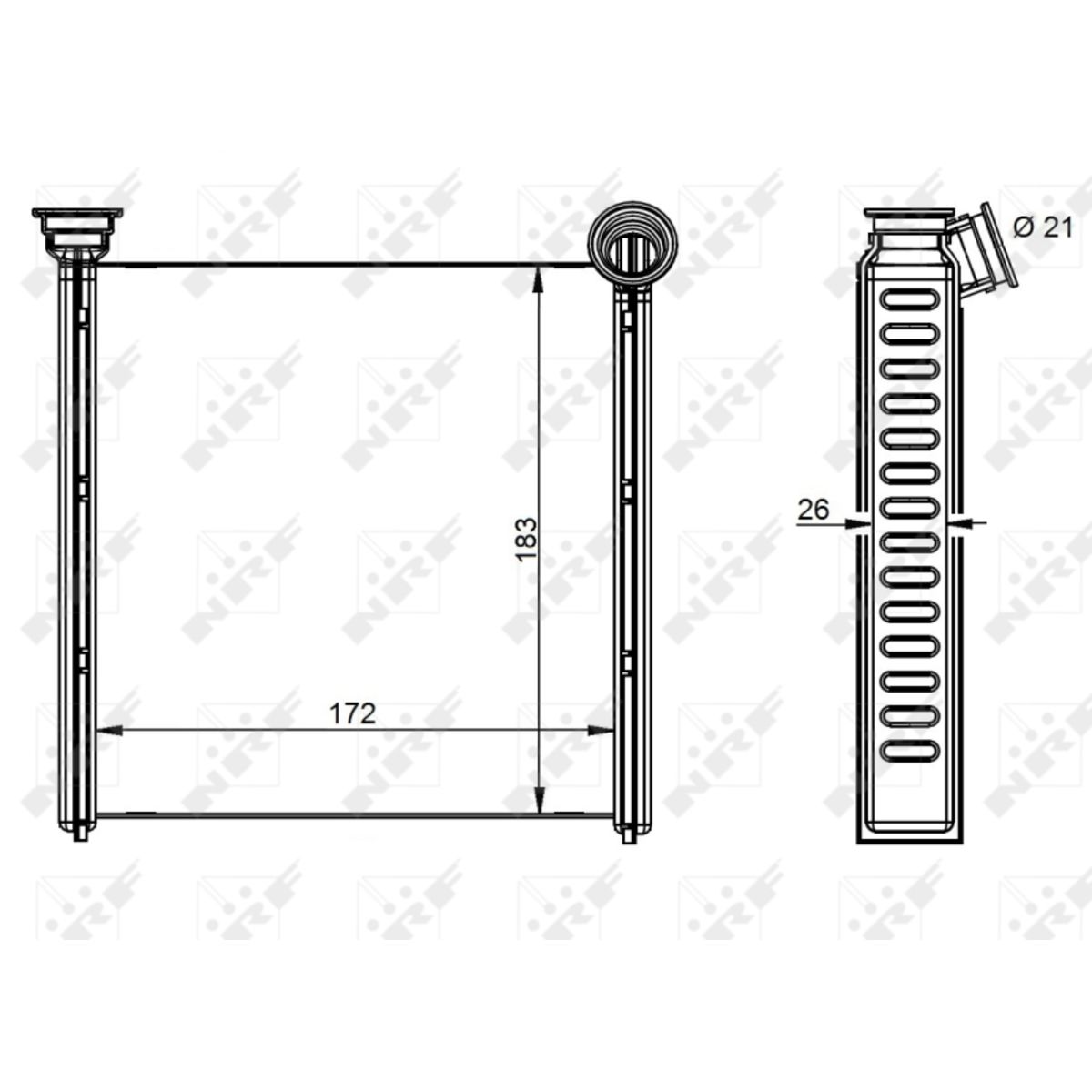 Lämmityslaitteen kenno NRF 54342