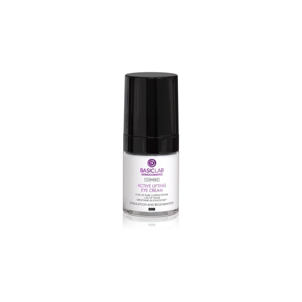 BasicLab Dermocosmetics Copperis kohottava silmänympärysvoide yöksi 18 ml