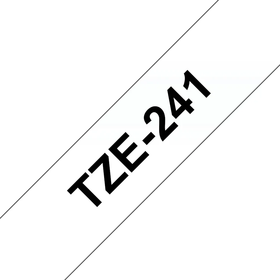 Brother TZE-241, Musta valkoisella, TZe, Filippiinit, 5 vuosi/vuosia, 1,8 cm, 8 m