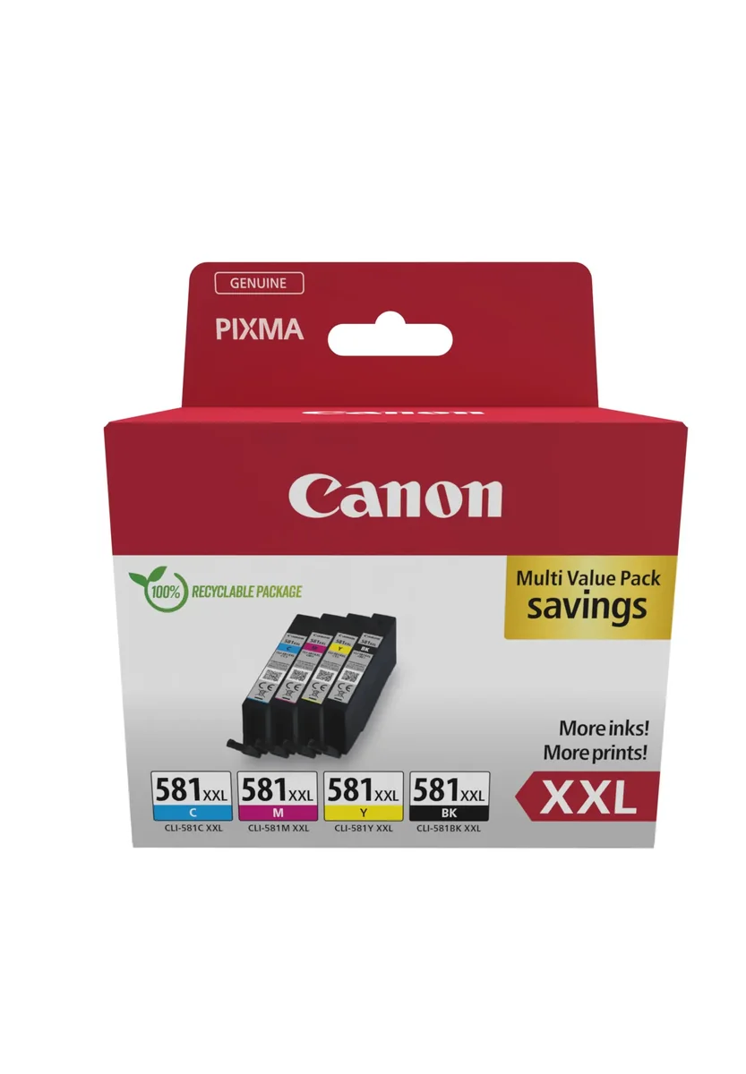 Canon CLI 581XXL / 1998B006 BK/C/M/Y Multi Pack