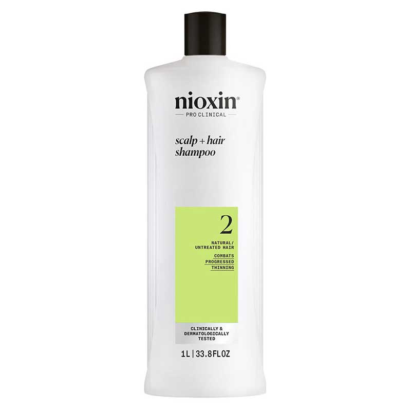 NIOXIN System 2 - Shampoo - Luonnolliset hiukset edistyneellä heikennyksellä 1000 ml