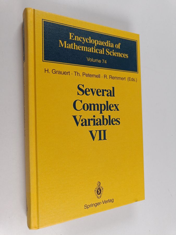 Several Complex Variables VII