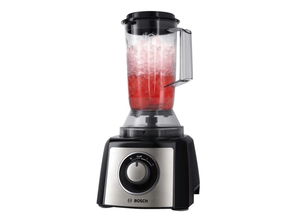 Bosch MCM3501M, 2,3 L, Musta, Ruostumaton teräs, Rotaatio, 1 L, 1,2 m, Safety locking lid and bowl