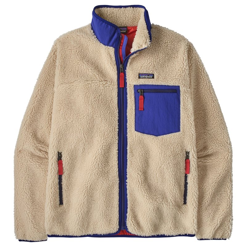 Patagonia M's Classic Retro-X Jkt Dark Natural W/Cobalt Blue - XL